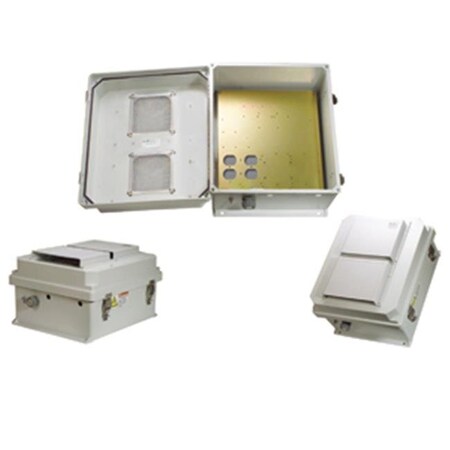 Hana Wireless Fiberglass Reinforced Polyester Enclosure, NEMA 3R, 3RX HW2-N14-V